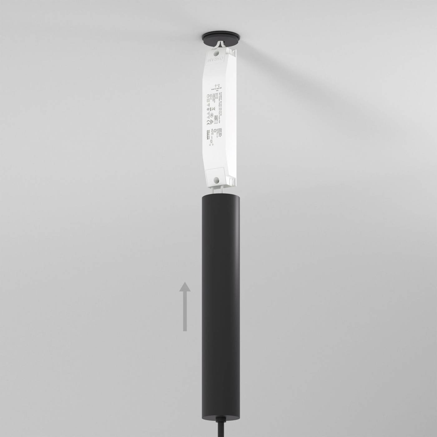 Esthetic Magnetic Декоративная стойка с вводом питания (с местом под трансформатор) h545mm MEDIUM 85146/00 Монтажный элемент Esthetic Magnetic Elektrostandard Esthetic Magnetic Декоративная стойка с вводом питания (с местом под трансформатор) h545mm MEDIUM 85146/00