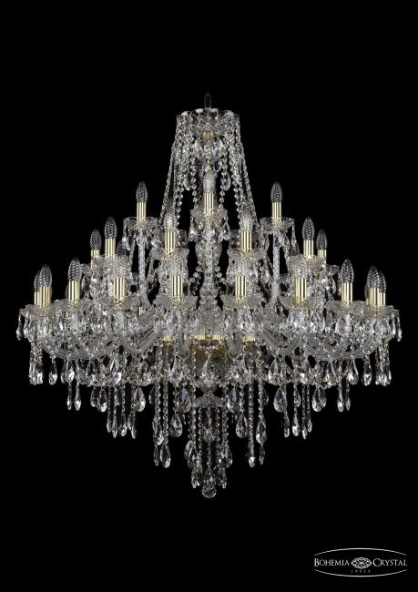 1415/20+10+5/360 G Подвесная хрустальная люстра 1415 Bohemia 1415/20+10+5/360 G