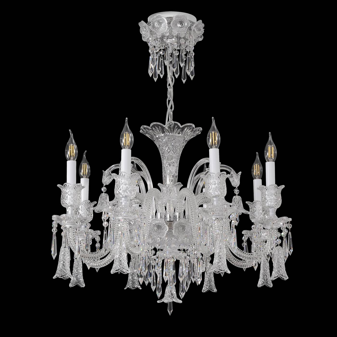 VERSAILLES SP8 CHROME Подвесная люстра VERSAILLES Crystal Lux VERSAILLES SP8 CHROME
