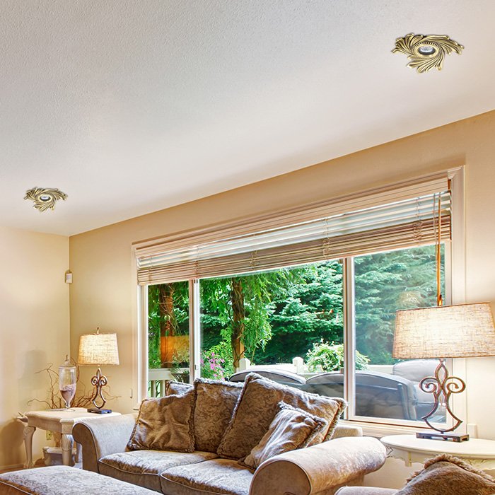 Встраиваемый светильник с узорами Vintage 369966 Novotech