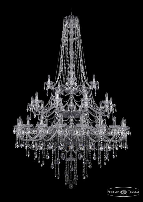 Подвесная хрустальная люстра 1415 Bohemia 1415/20+10+5/530/h-231/3d Ni