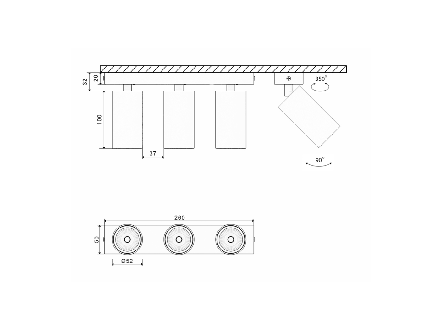 00-00004874 Сменное крепление M13 для светильников VILLY, SWG PRO 00-00004874
