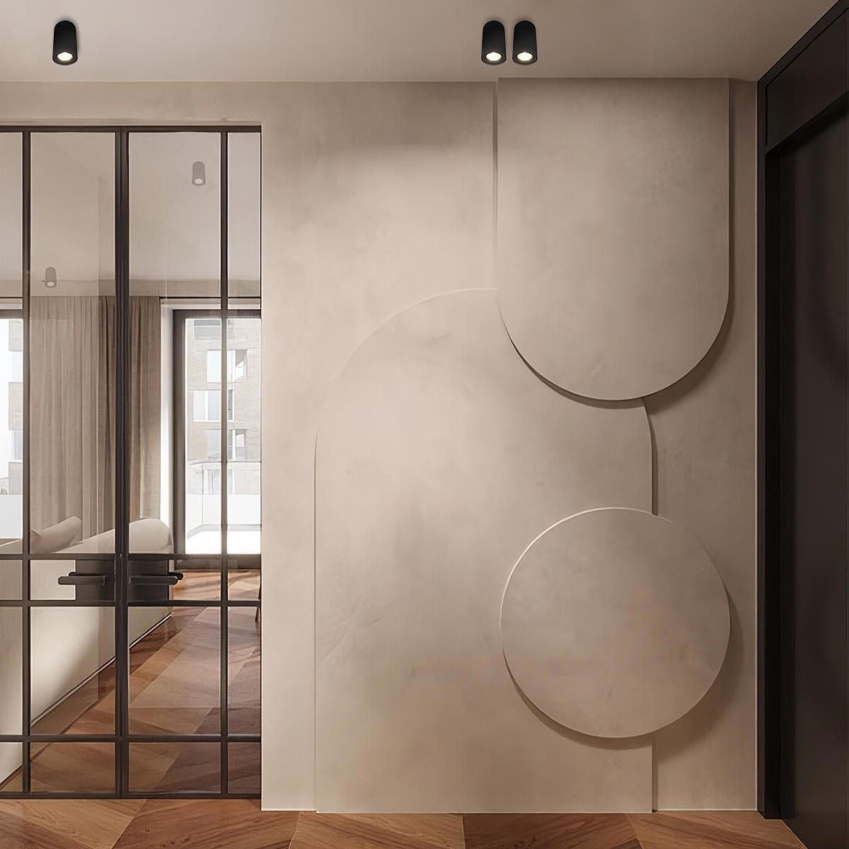 10220 Black 3000K Накладной светильник Loft It Tictac 10220 Black 3000K