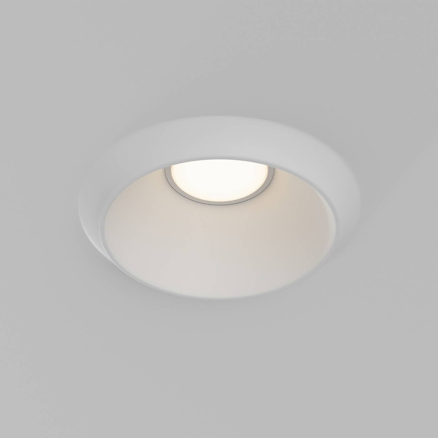 Встраиваемый светильник Maytoni Gyps Modern DL124-GU10-01-TRS-W