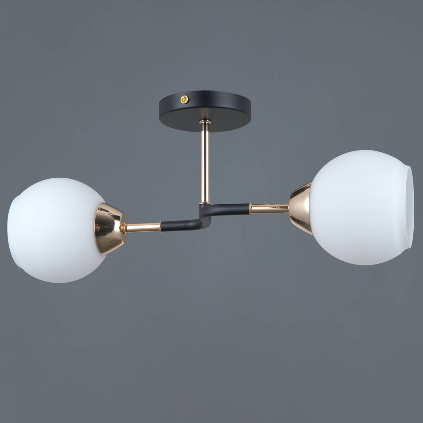 Потолочная люстра ILLUMICO IL0689-2CSQ-24 BK FGD LIBRA