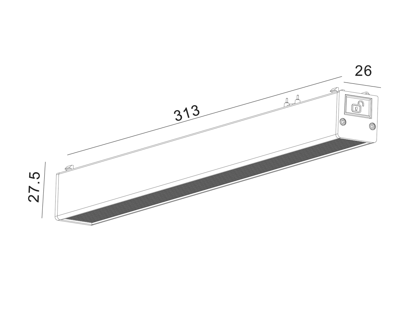 00-00022076 Трековый светильник SLIM SWG PRO 00-00022076