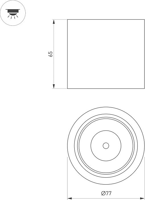 Накладной светильник Arlight Dice 046627