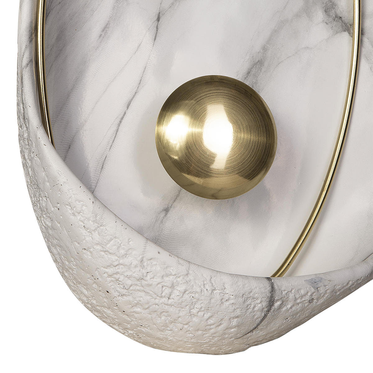 10043 White Настенное бра Loft It Clam 10043 White