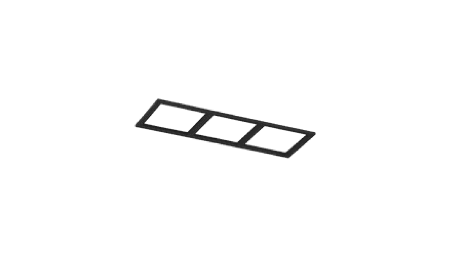 00-00004197 Рамка тройная для серии COMBO 3, SWG PRO 00-00004197