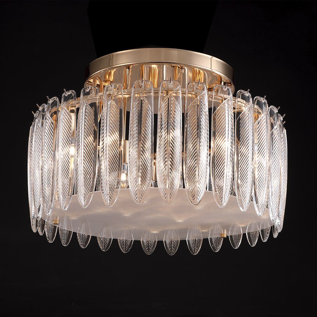 MX22027002-D65 light rose gold Потолочная люстра Delight Collection Piuma MX22027002-D65 light rose gold