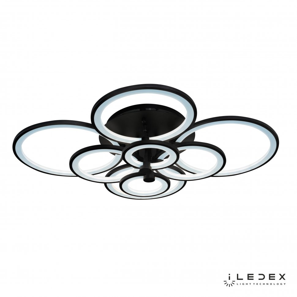Потолочная люстра ILedex Ring A001/8 BK