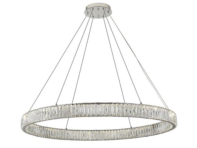 Подвесная люстра Newport Crystal 8240N/100 chrome