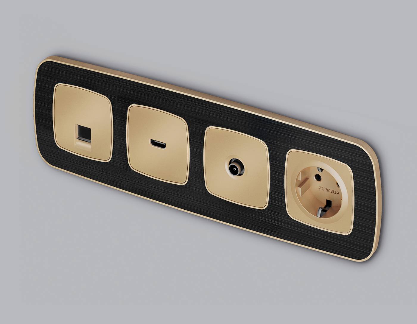 OP6060 Накладка на механизм Ambrella Volt OMEGA OP6060