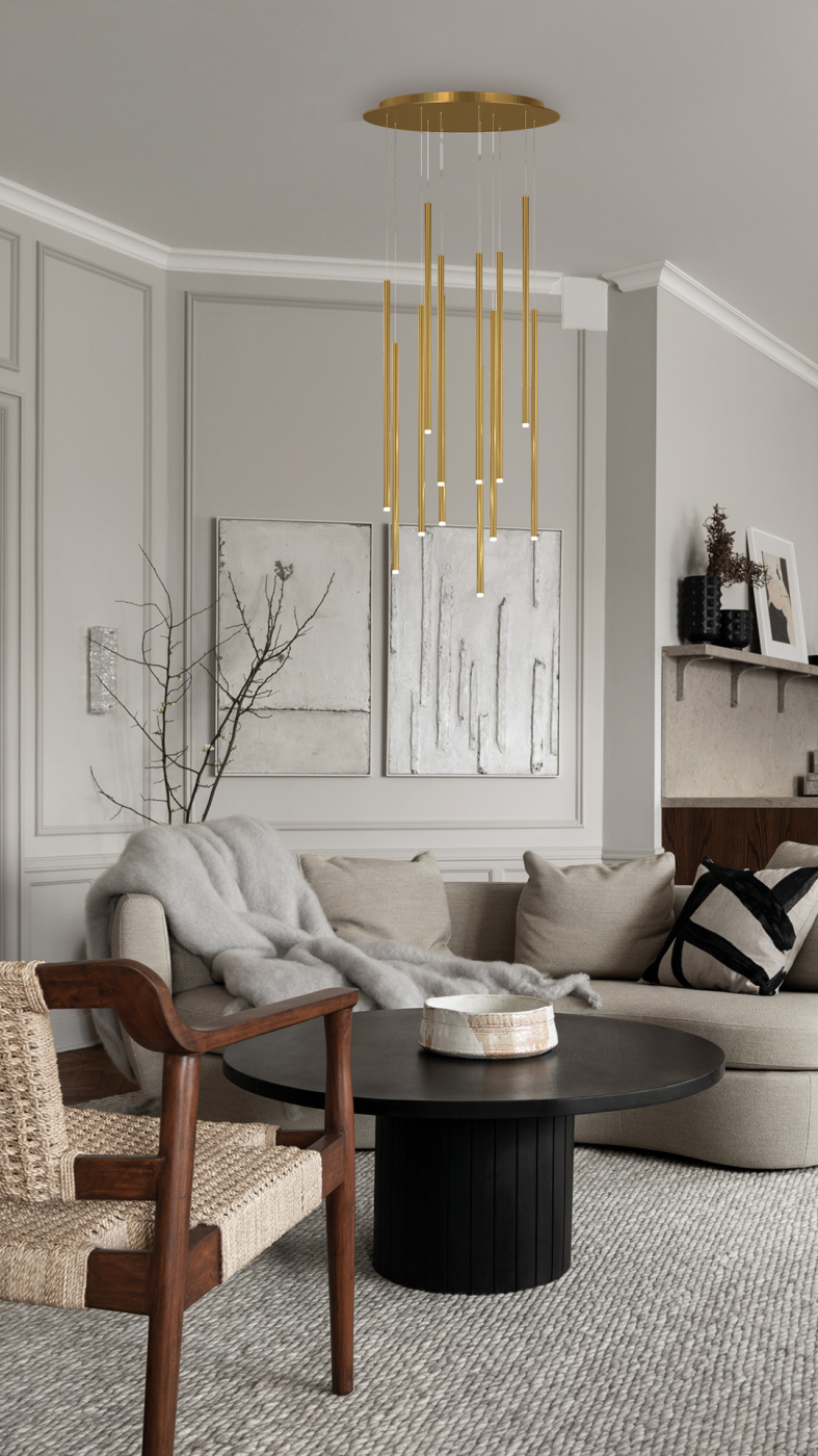 Подвесная люстра Milosh tendence Medelina 0853CL-26GD