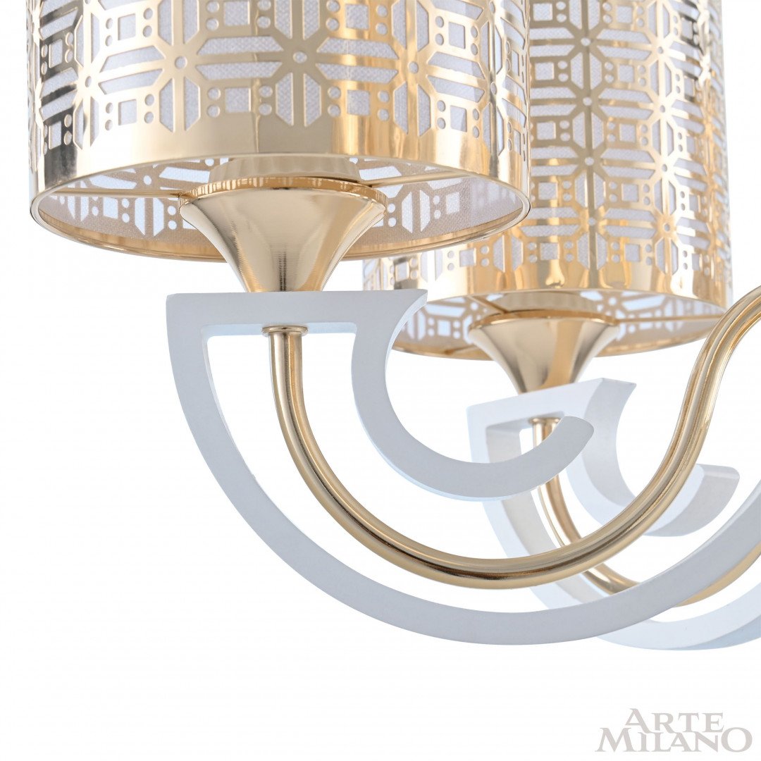 308857/6 Wh/Gd Подвесная люстра Arte Milano Florentia-8857 308857/6 Wh/Gd