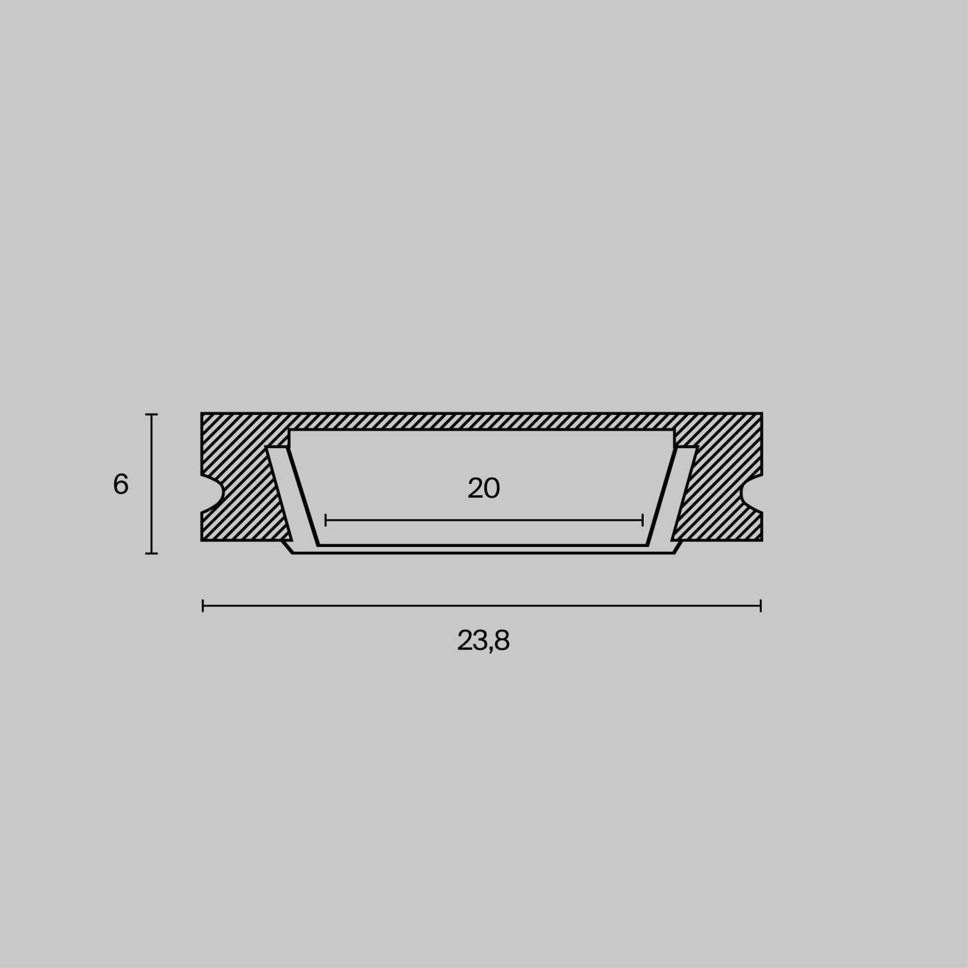 ALM002S-2M Профиль Maytoni ALM002S-2M