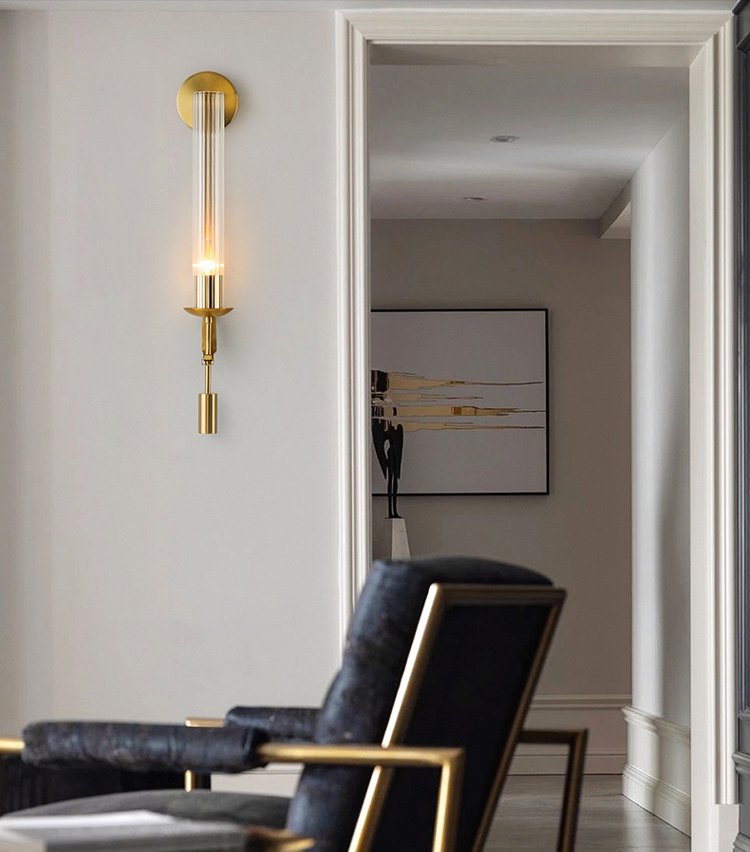 88043W brass Настенное бра Delight Collection Wall lamp 88043W brass