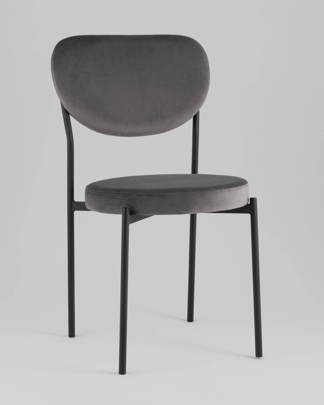 Обеденный стул Stool Group Барбара BARBARA grey velvet 40
