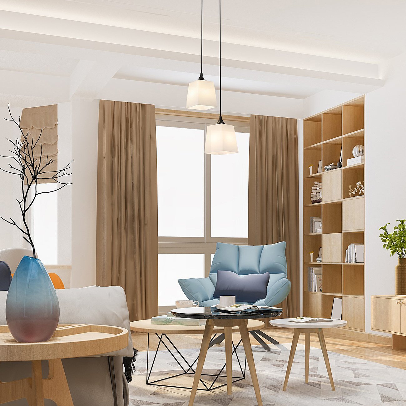 Светильник подвесной Escada Zen 160003/2P E27*60W Black ES0000026