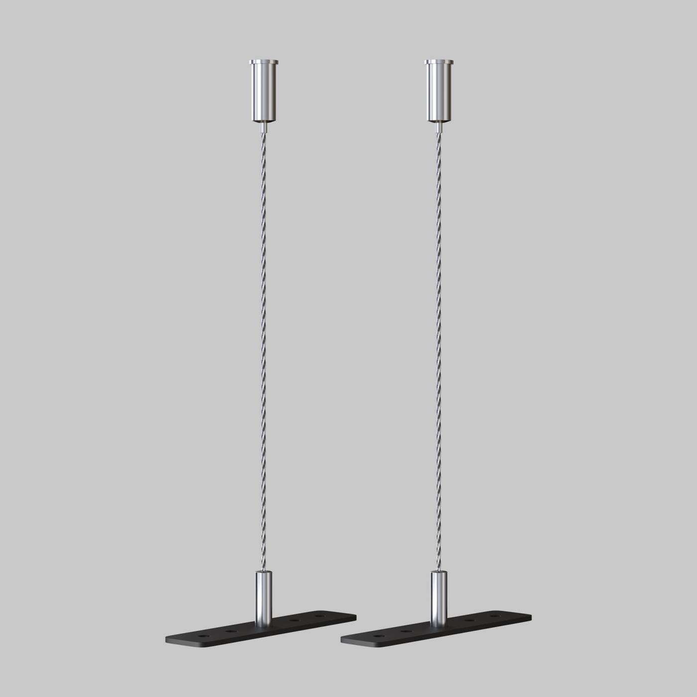 Тросовый подвес 2 шт Maytoni Accessories for tracks Basity TRA172SW-R-1B