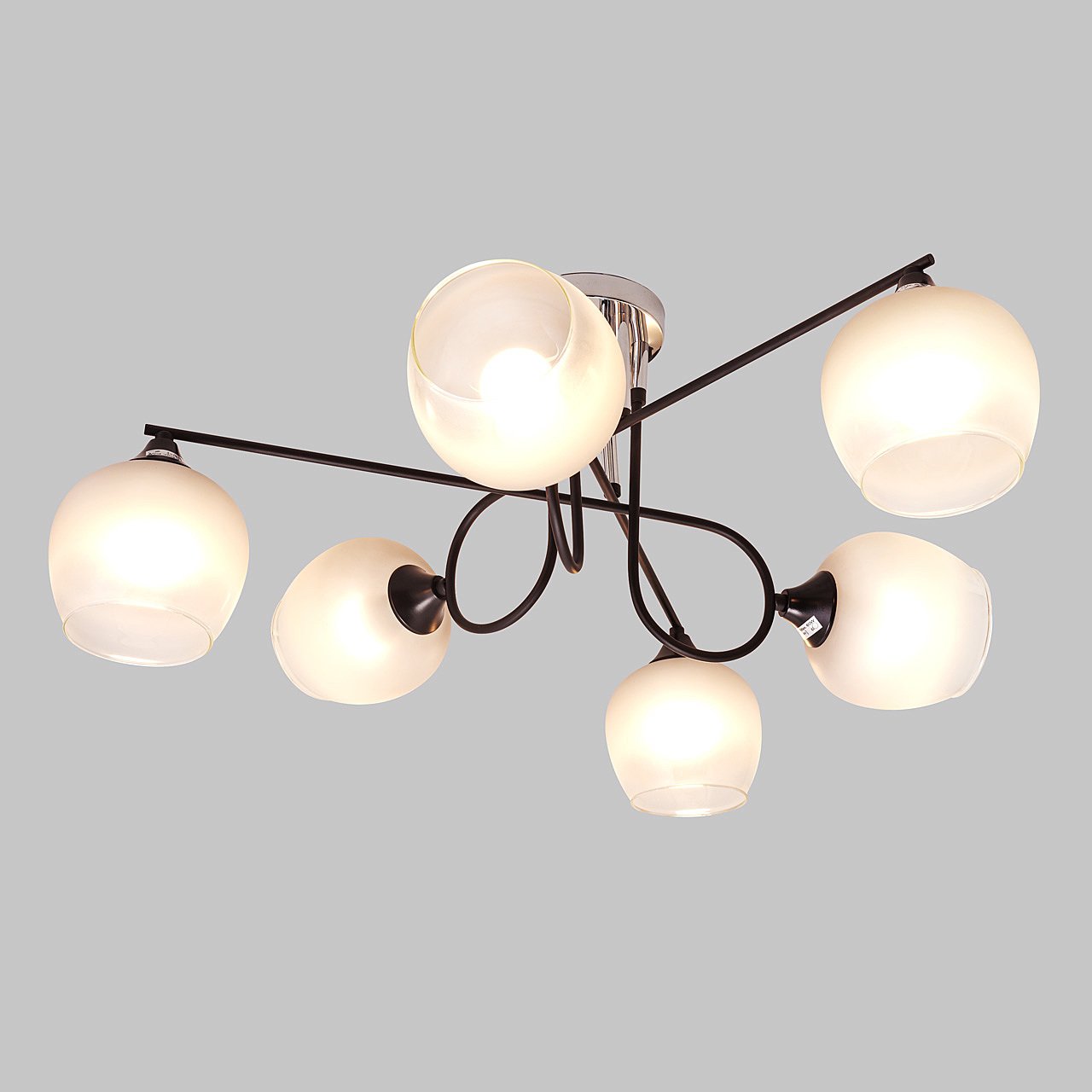 Потолочная люстра IMEX MD.4243-6-S-BK+CH