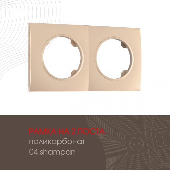 502.04-2.shampan Рамка Arte Milano Am-502.04 502.04-2.shampan