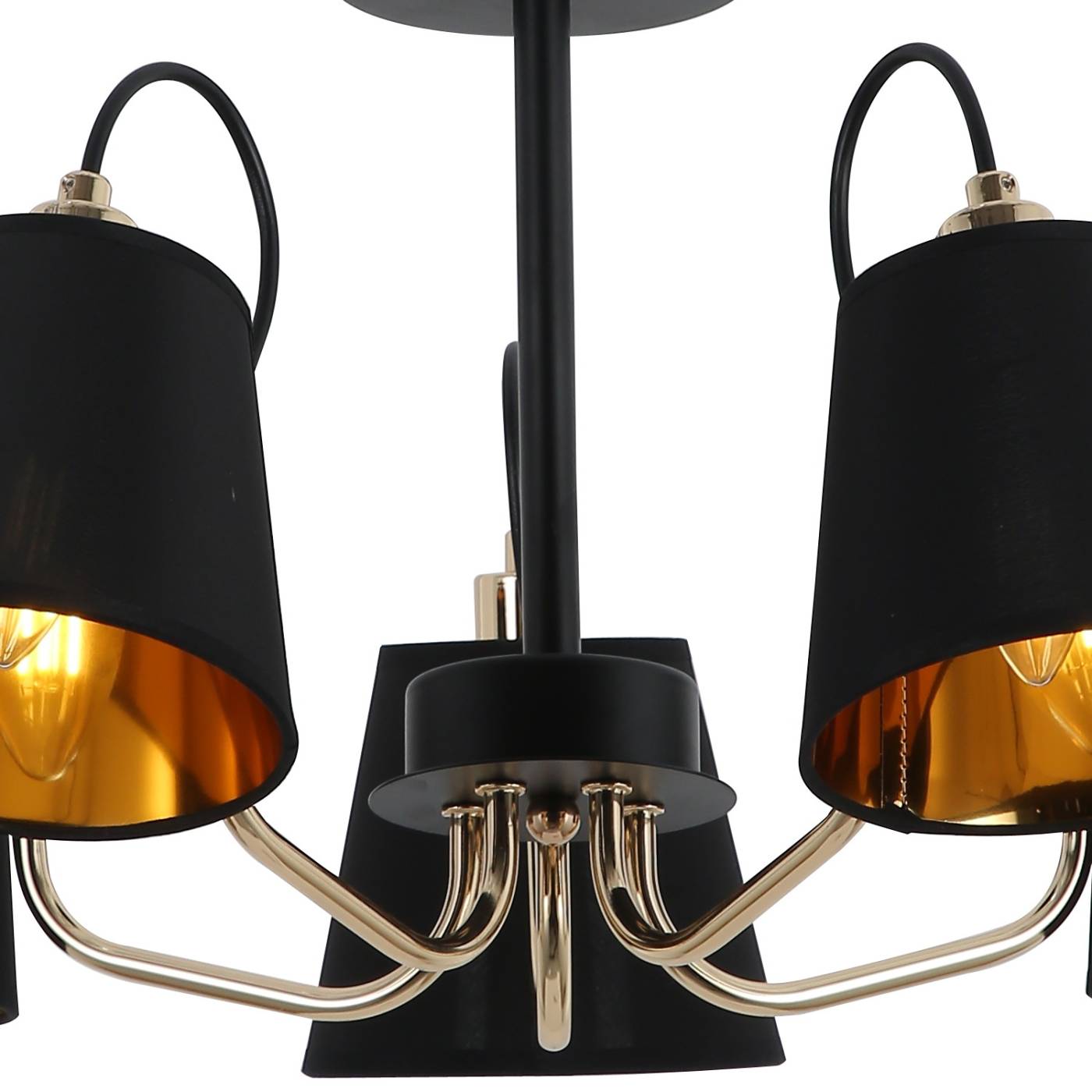 Потолочная люстра ILLUMICO IL6120-5COU-79 BK GD