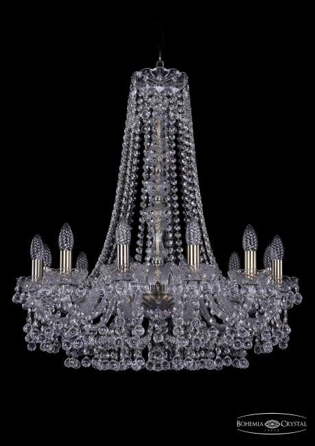 1409/12/240/h-76 Pa Подвесная хрустальная люстра 1409 Bohemia 1409/12/240/h-76 Pa