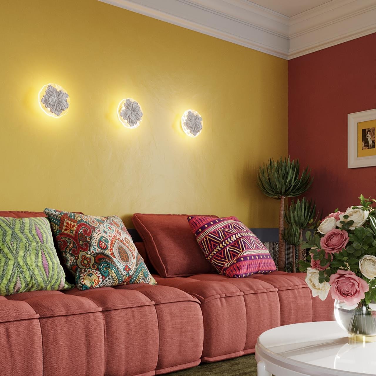 6614/8WL Настенный светильник Odeon Light Fiore 6614/8WL