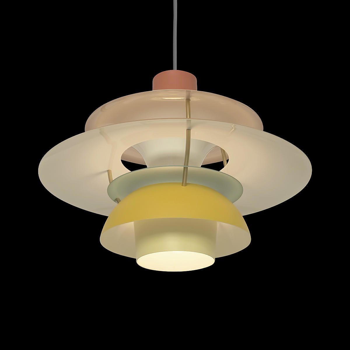 10113 Orange Светильник подвесной Loft It Floret 10113 Orange