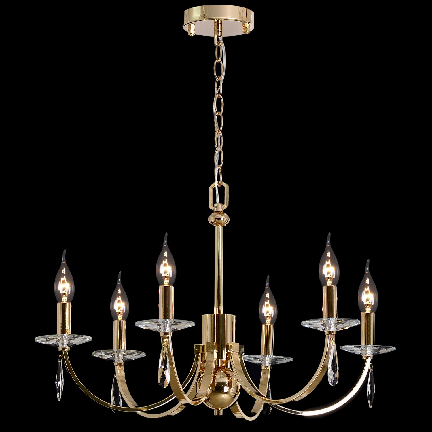 IL5253-6PLS-25 ELITE Подвесная люстра ILLUMICO IL5253-6PLS-25 ELITE