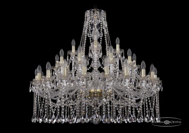 1413/20+10+5/360 G Подвесная хрустальная люстра 1413 Bohemia 1413/20+10+5/360 G