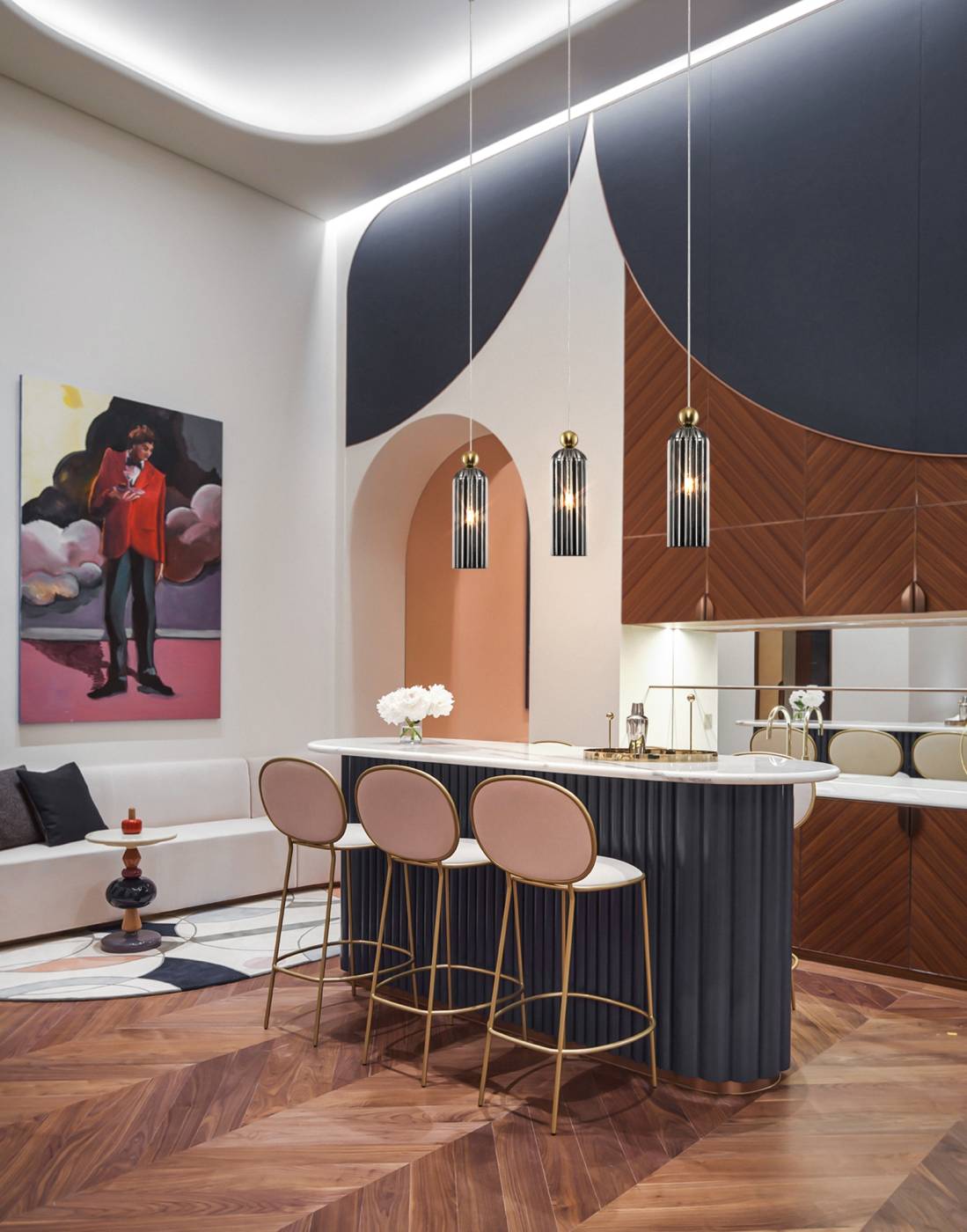 Светильник подвесной Maytoni Antic MOD302PL-01GR