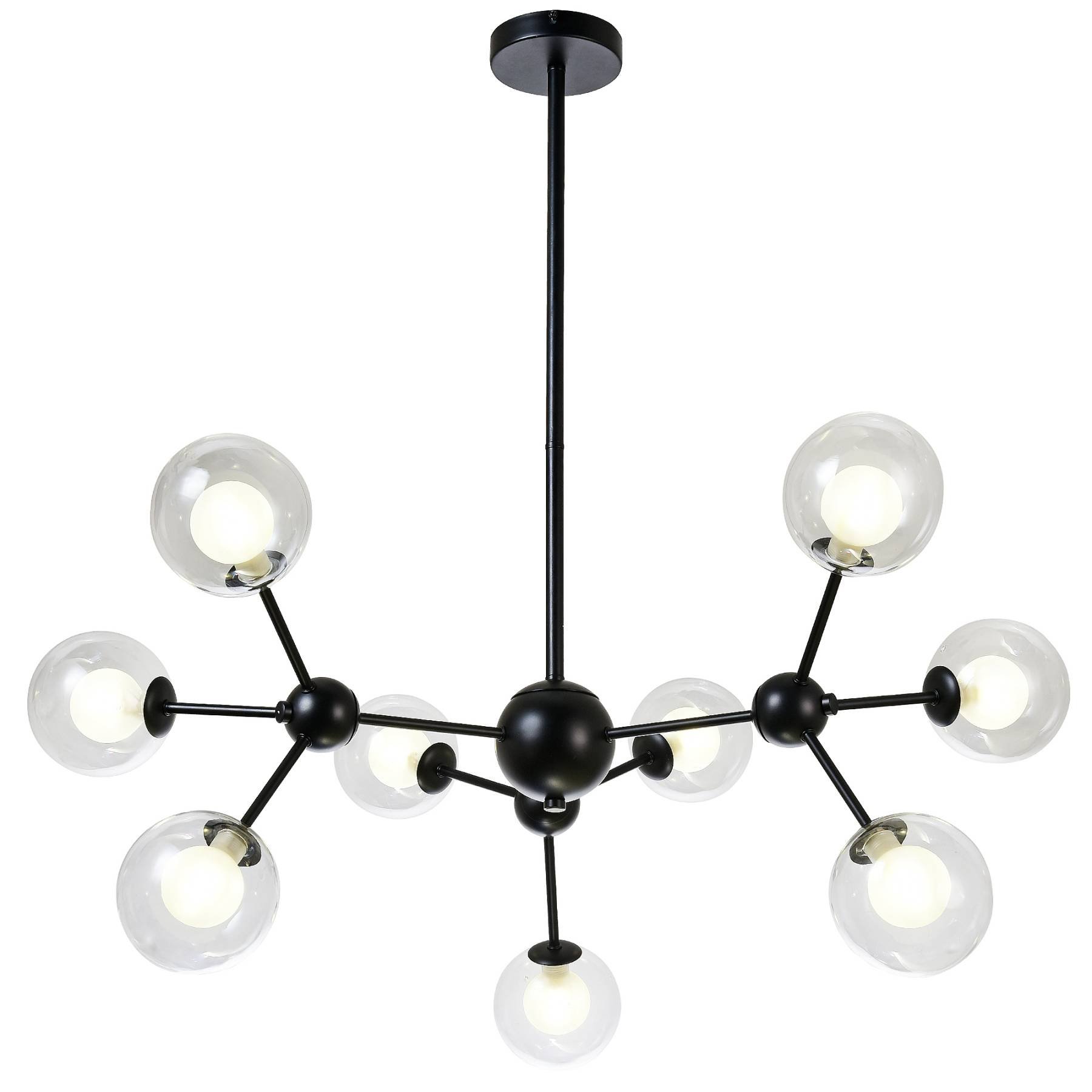 VENTI 81422/8C BLACK Люстра на штанге Natali Kovaltseva Venti VENTI 81422/8C BLACK