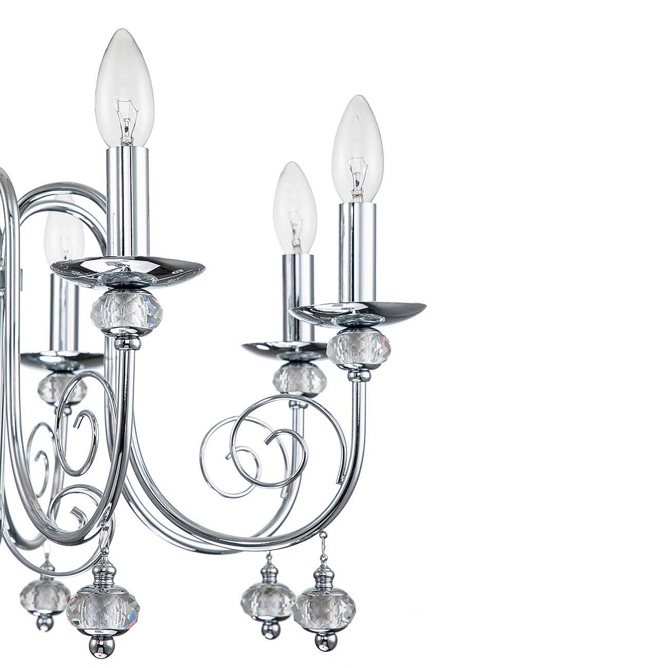 678/8PL Chrome Подвесная люстра Escada Shine 678/8PL Chrome
