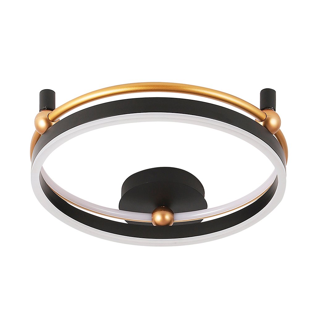 FERNANDO PL48W LED BLACK/GOLD Потолочная люстра Crystal Lux Fernando FERNANDO PL48W LED BLACK/GOLD