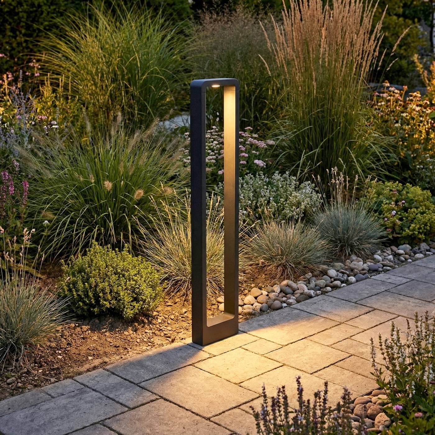 Наземный фонарь Reluce 09962-0.7-001JH 1,0M LED10W BK RLOS