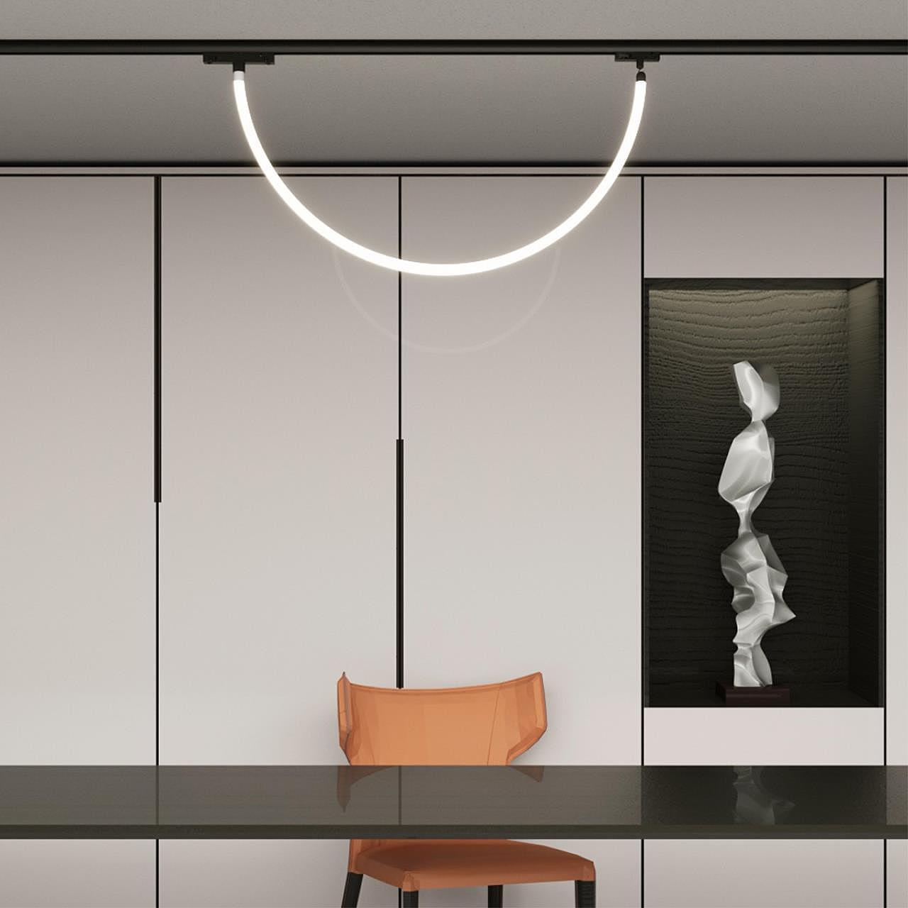 Трековый однофазный двухжильный адаптер для светильников 359128-359133 Novotech Konst 359126