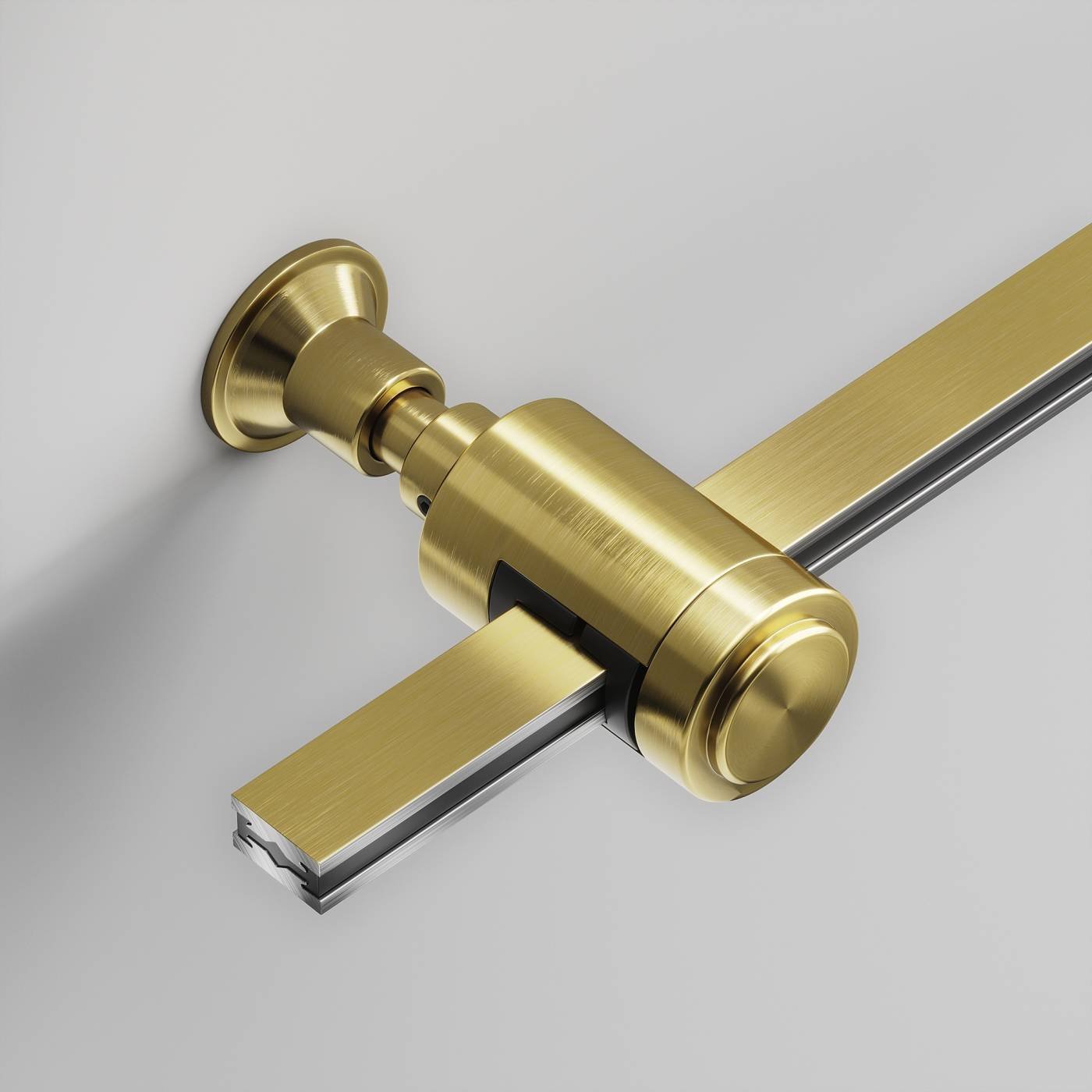 Крепление настенное Wall одинарное Flarity Maytoni Accessories for tracks Flarity TRA155CW-S1-BS