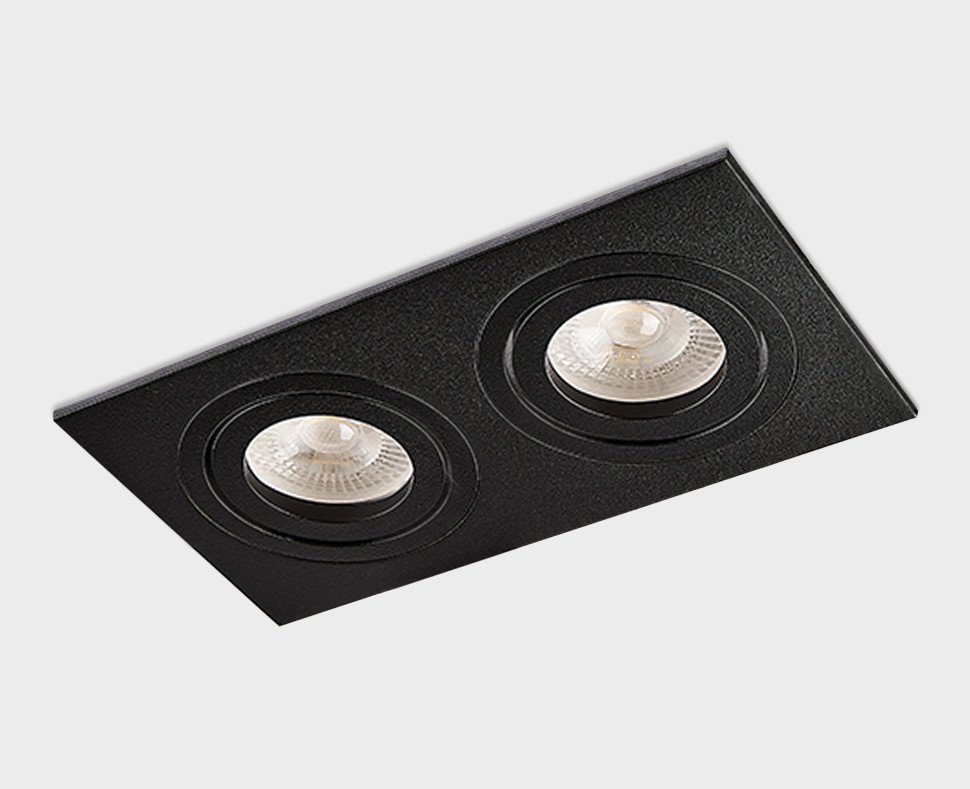 SAG203-4 black/black Встраиваемый светильник Italline SAG 03b SAG203-4 black/black