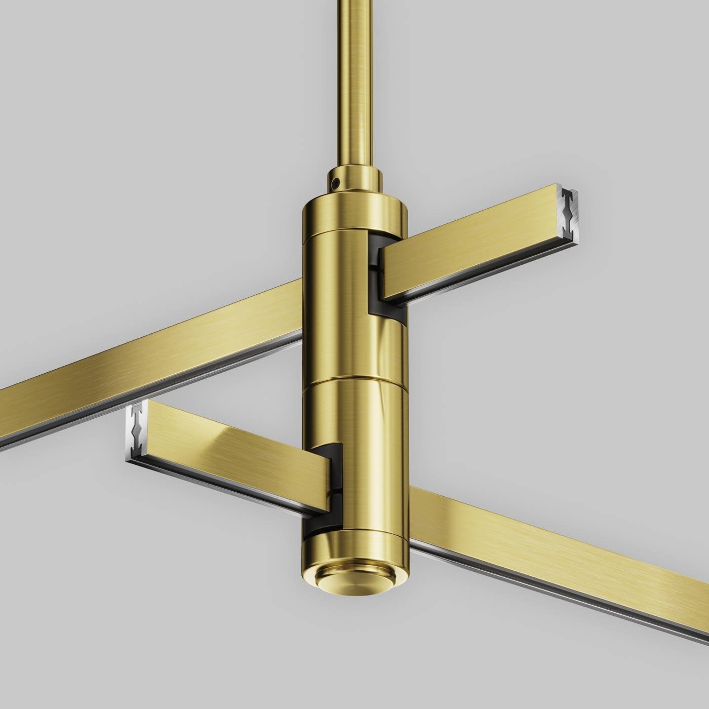 Крепление потолочное двойное Short 78мм Maytoni Accessories for tracks Flarity TRA156C-D1-BS