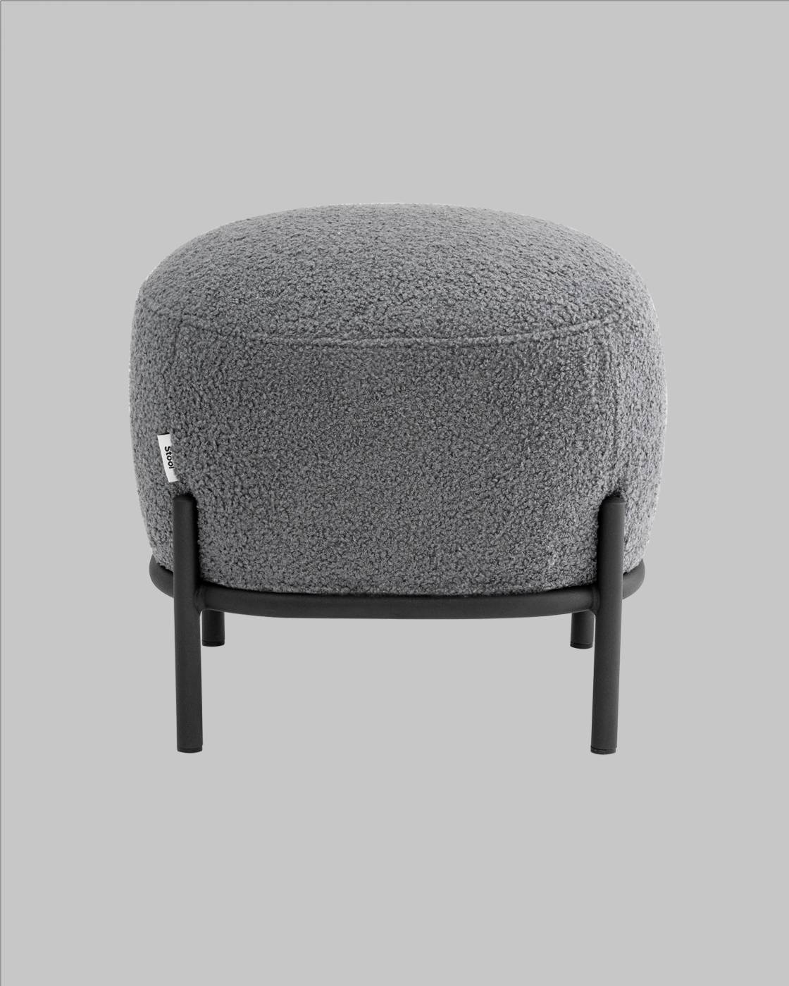 Пуфик Stool Group Стоун vd-pf-stone-fl-grey