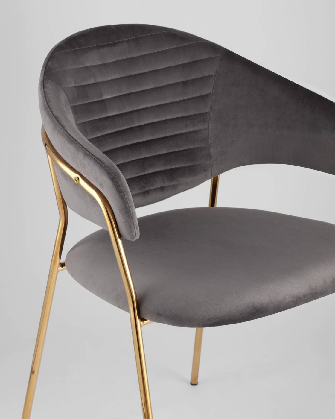 Комплект стульев Stool Group Эвита FDC8022 DARK GREY FUT-81 X2