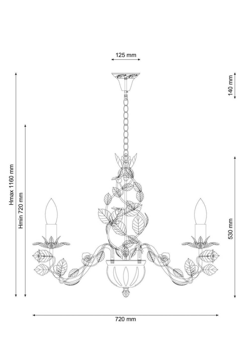 Fiori di rose 185.8 Люстра подвесная с цветочками Fiori di rose Fiori di rose 185.8 Lucia Tucci