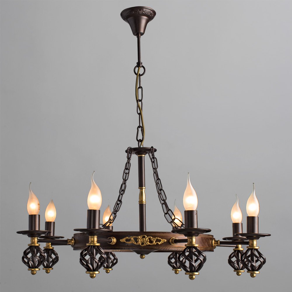 A4550LM-8CK Подвесная люстра Arte Lamp CARTWHEEL A4550LM-8CK