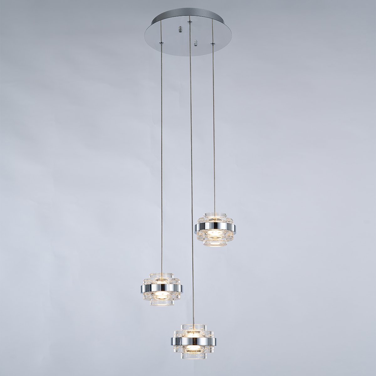 MD22030002-3A chrome/clear Светильник подвесной Delight Collection Indiana MD22030002-3A chrome/clear