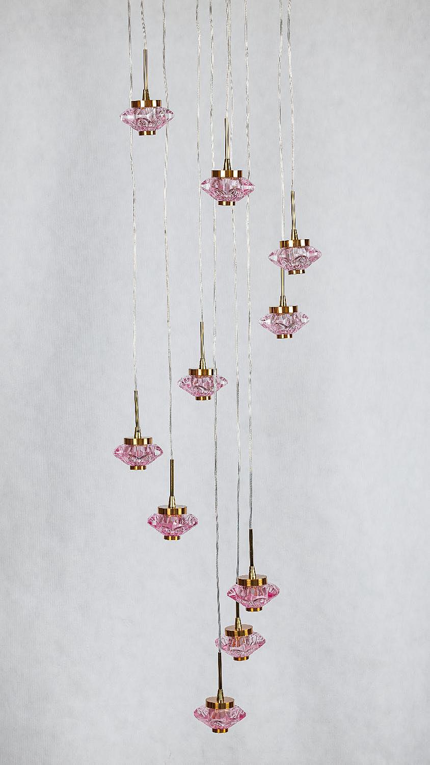 G52145/10BRS PK Люстра каскадная Gerhort G52140 G52145/10BRS PK