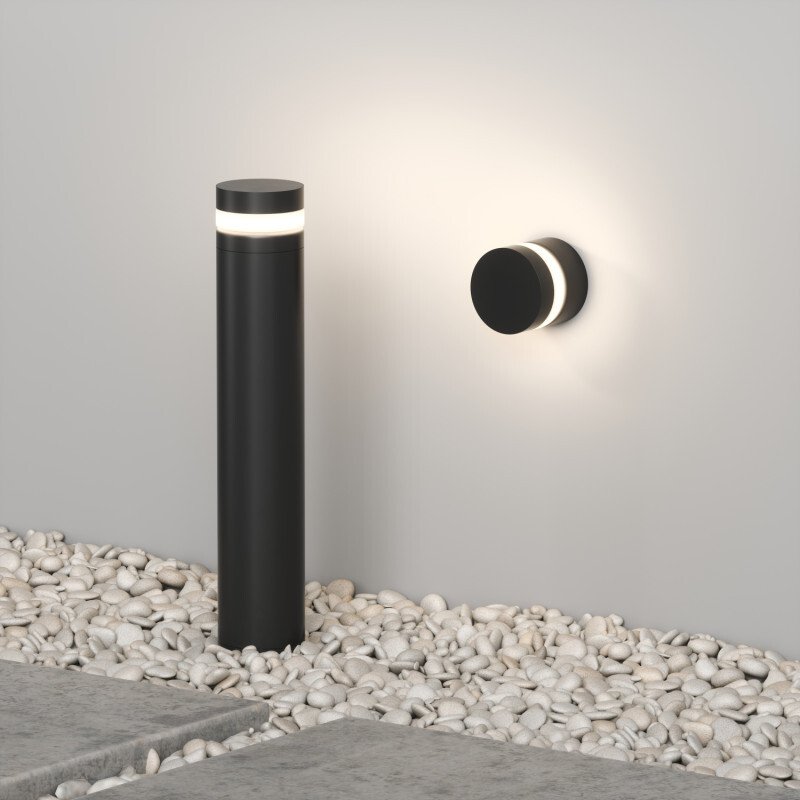 Уличный настенный светильник Denkirs Vega DK9810-BK