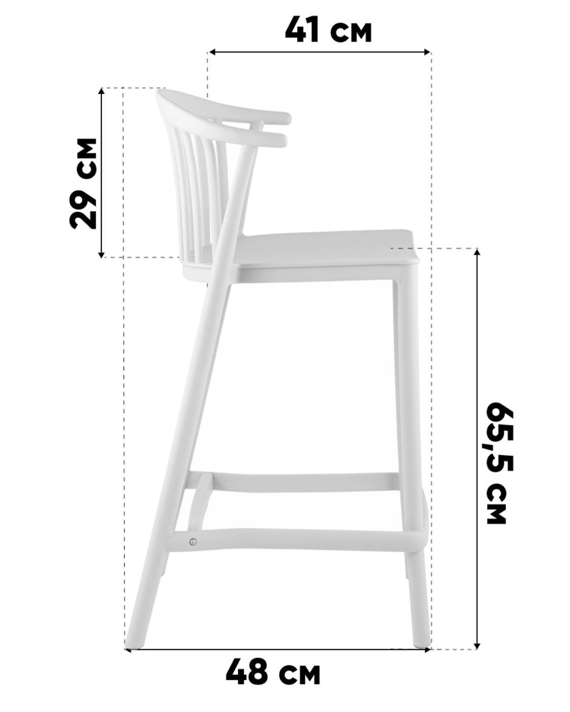 Полубарный стул Stool Group Campo SL-7101 green 70176