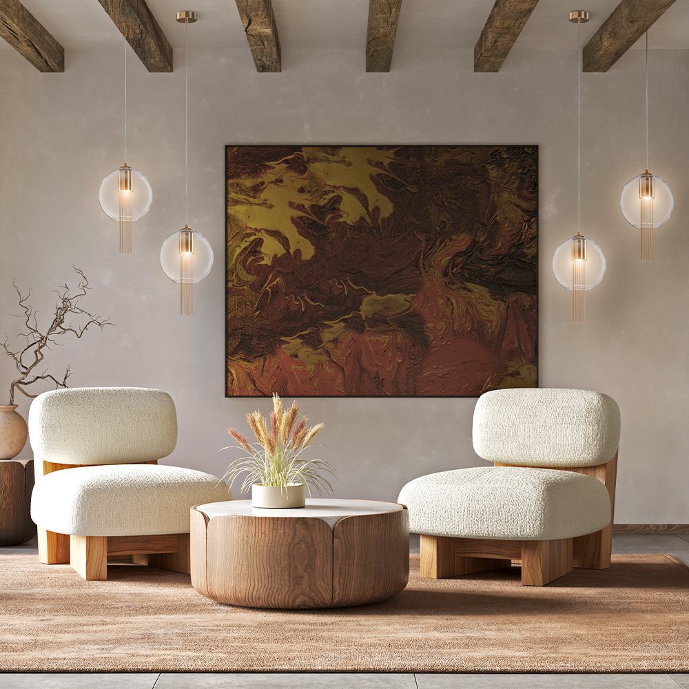 Светильник подвесной Maytoni Flusso P095PL-01BZ